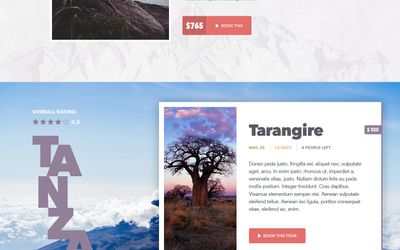 Туристический лендинг