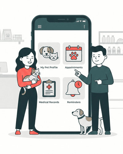 Mobile App für Tierkliniken
