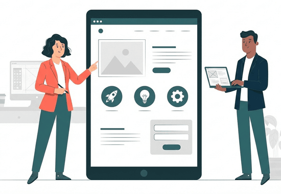 Дизайн лендинга