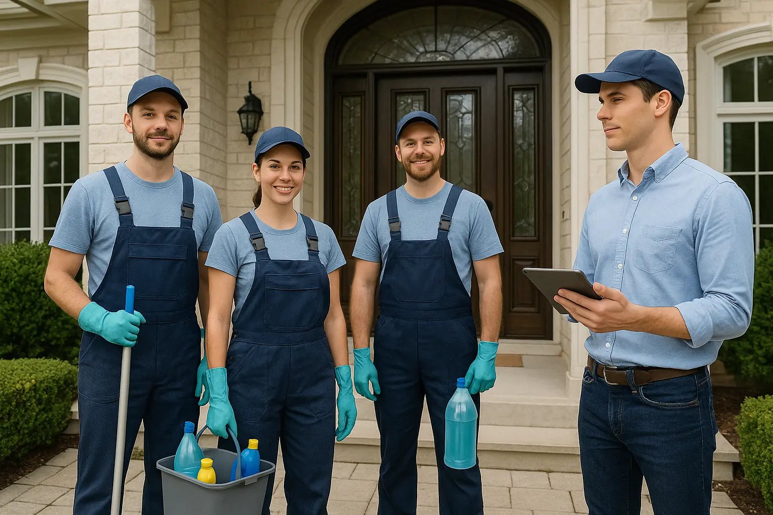 CRM system for a cleaning service