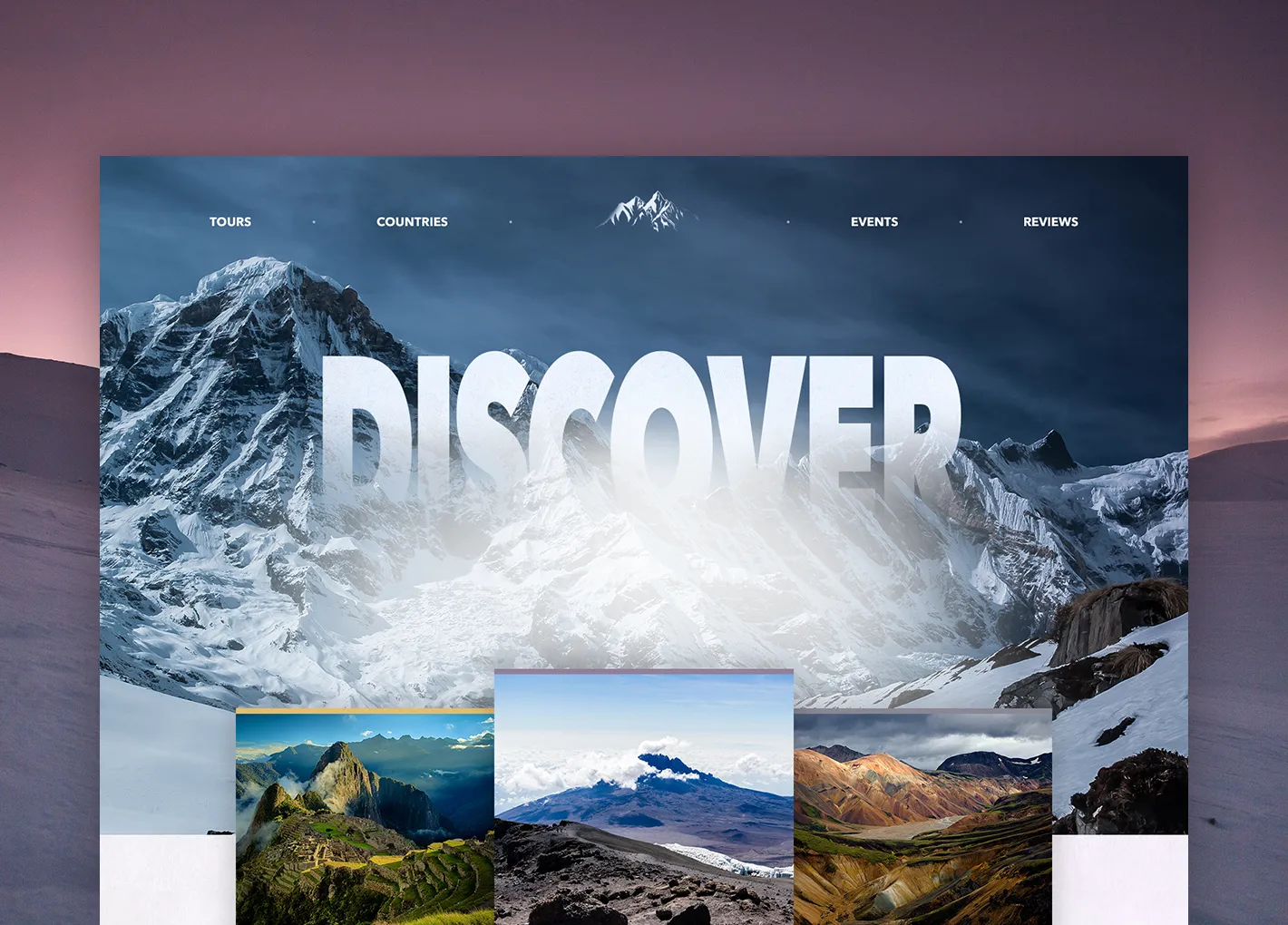 Туристический лендинг